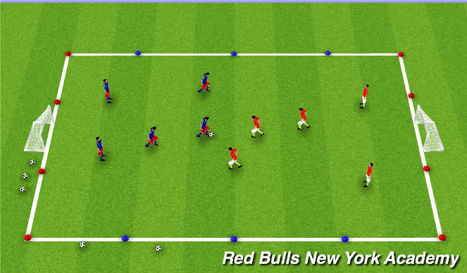 Football/Soccer Session Plan Drill (Colour): Game