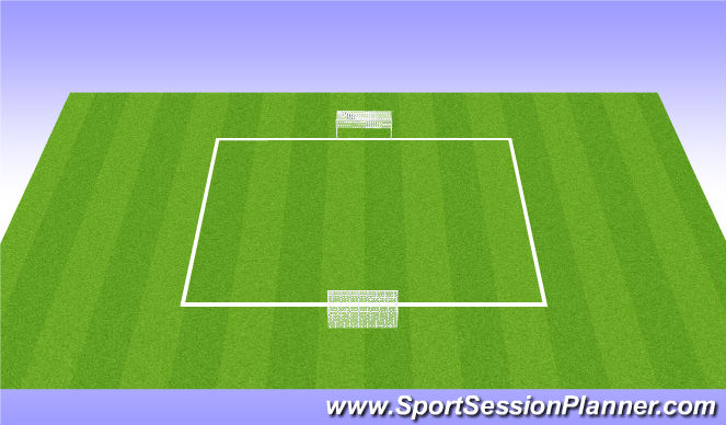 Football/Soccer Session Plan Drill (Colour): Striking the Ball - Shooting - Game