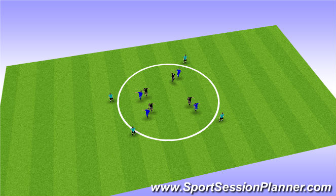 Football/Soccer Session Plan Drill (Colour): oposed