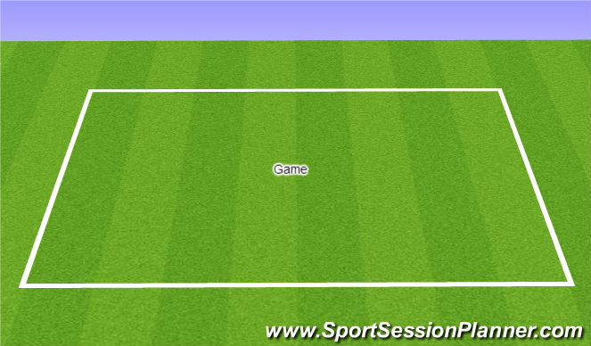 Football/Soccer Session Plan Drill (Colour): Screen 4