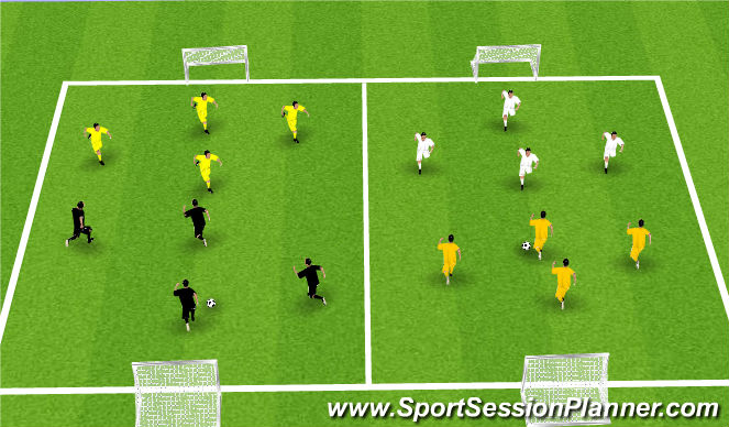 Football/Soccer Session Plan Drill (Colour): Games