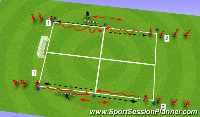 Football/Soccer Session Plan Drill (Colour): Screen 4