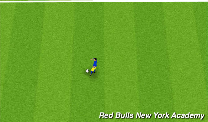 Football/Soccer Session Plan Drill (Colour): Activity 1 - Juggling