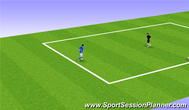 Football/Soccer Session Plan Drill (Colour): 3v1 (Arrival Game)