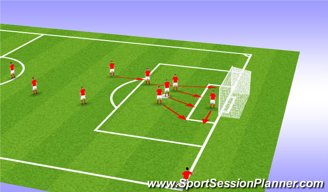 Football/Soccer Session Plan Drill (Colour): Screen 1