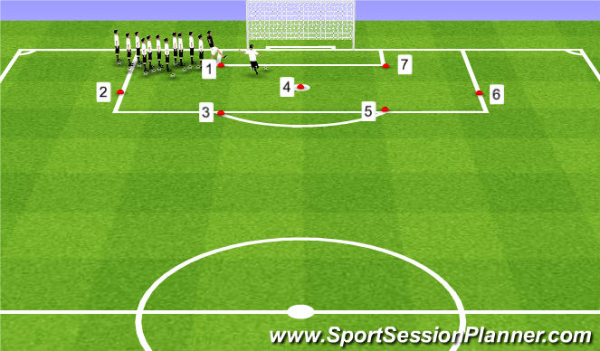 Football/Soccer Session Plan Drill (Colour): Main Theme