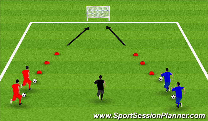 Football/Soccer Session Plan Drill (Colour): Week 9