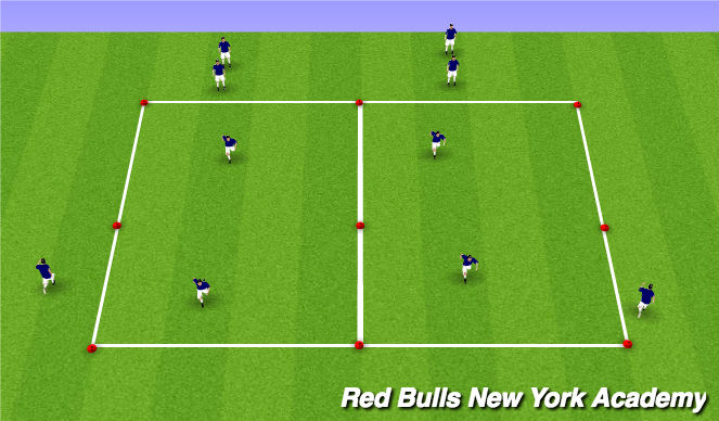 Football/Soccer Session Plan Drill (Colour): SAQ