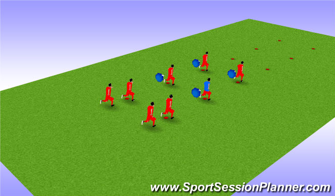 Football/Soccer Session Plan Drill (Colour): FIFA 11+