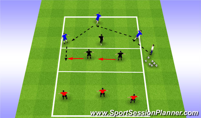 Football/Soccer Session Plan Drill (Colour): Screen 1