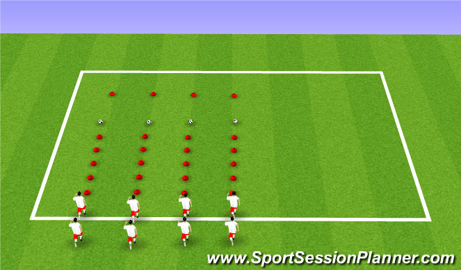 Football/Soccer Session Plan Drill (Colour): Screen 1