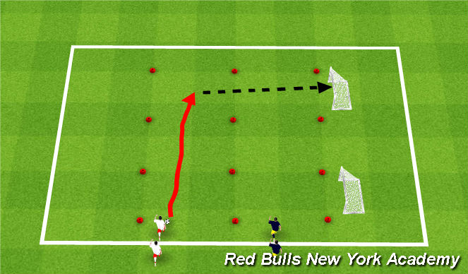 Football/Soccer Session Plan Drill (Colour): Main Theme2