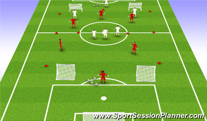 Football/Soccer Session Plan Drill (Colour): Screen 1