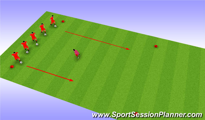 Football/Soccer Session Plan Drill (Colour): Crab Soccer