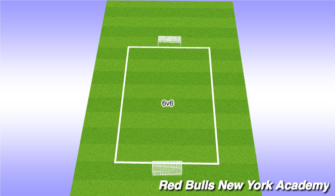 Football/Soccer Session Plan Drill (Colour): Match Play