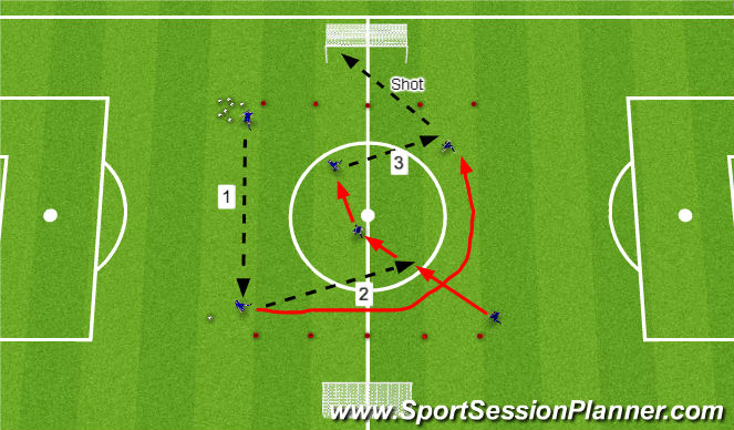 Football/Soccer Session Plan Drill (Colour): Screen 4