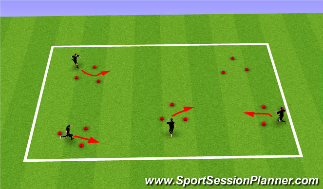 Football/Soccer Session Plan Drill (Colour): Screen 2