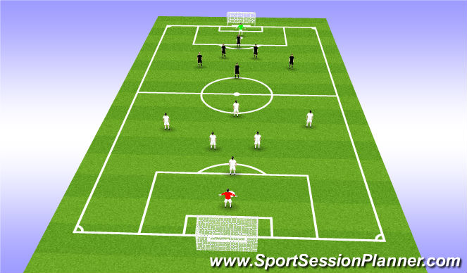 Football/Soccer Session Plan Drill (Colour): Game