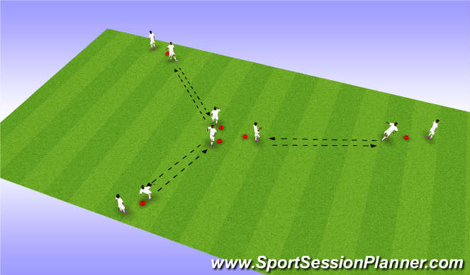 Football/Soccer Session Plan Drill (Colour): 1