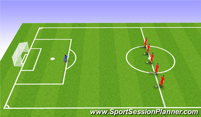 Football/Soccer Session Plan Drill (Colour): Fun Game