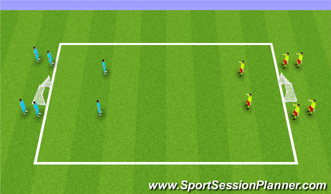 Football/Soccer Session Plan Drill (Colour): Screen 2