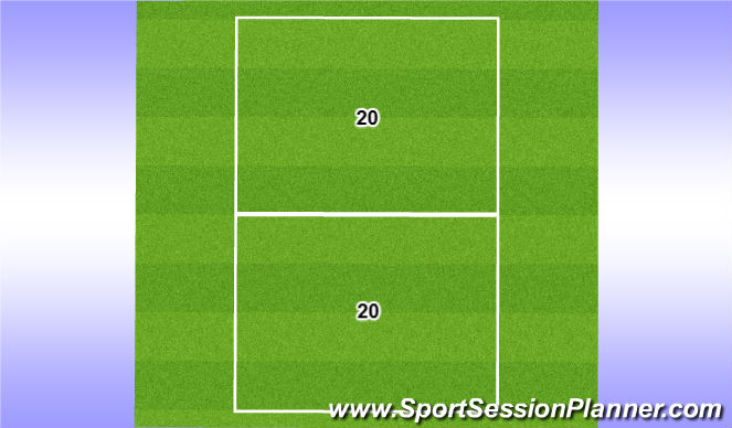 Football/Soccer Session Plan Drill (Colour): 20