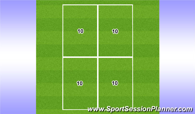 Football/Soccer Session Plan Drill (Colour): 10