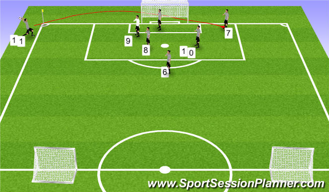 Football/Soccer Session Plan Drill (Colour): Screen 6