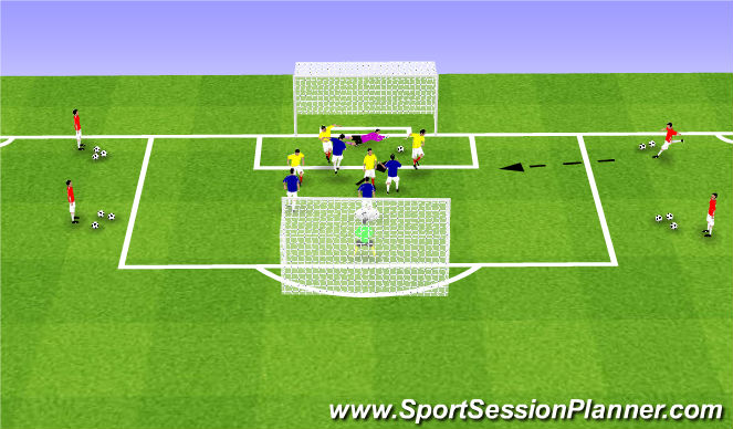 Football/Soccer Session Plan Drill (Colour): SSG 22