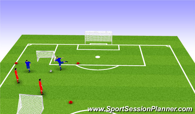 Football/Soccer Session Plan Drill (Colour): Screen 5