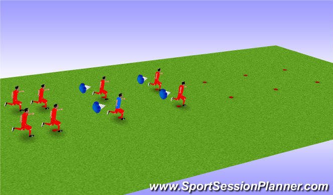 Football/Soccer Session Plan Drill (Colour): FIFA 11+