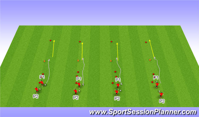 Football/Soccer Session Plan Drill (Colour): Ball Mastery Moves