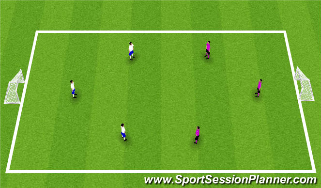 Football/Soccer Session Plan Drill (Colour): Game