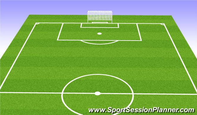 Football/Soccer Session Plan Drill (Colour): 11v11