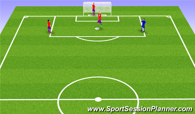 Football/Soccer Session Plan Drill (Colour): Screen 1