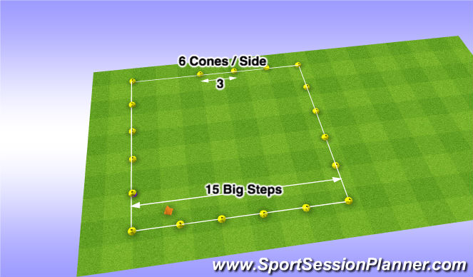 Football/Soccer Session Plan Drill (Colour): Screen 1