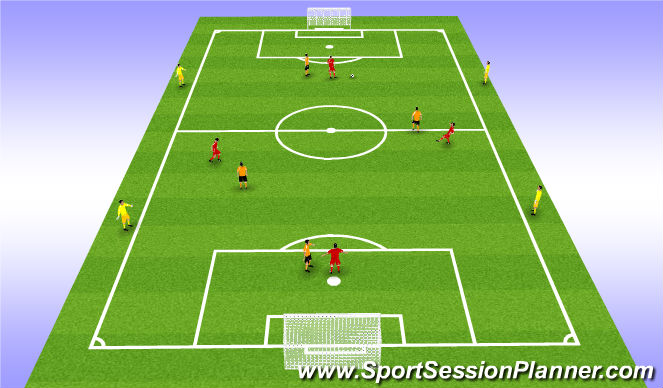 Football/Soccer Session Plan Drill (Colour): Screen 1