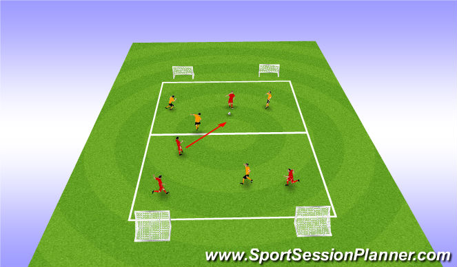 Football/Soccer Session Plan Drill (Colour): Screen 1