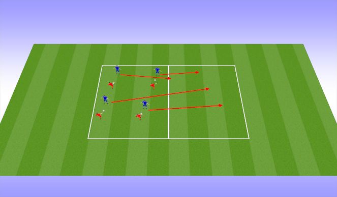 Football/Soccer Session Plan Drill (Colour): Screen 1