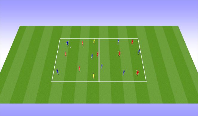 Football/Soccer Session Plan Drill (Colour): Screen 2