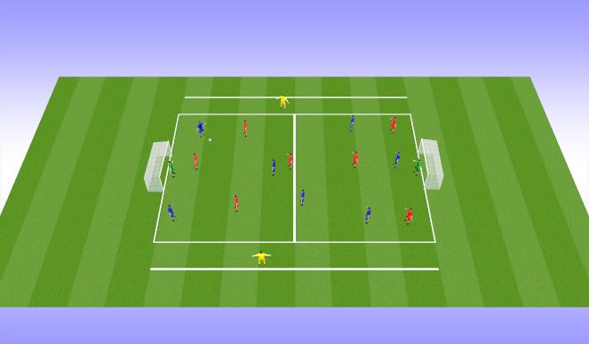 Football/Soccer Session Plan Drill (Colour): Screen 4