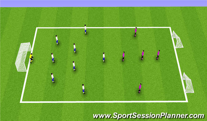 Football/Soccer Session Plan Drill (Colour): 9V5