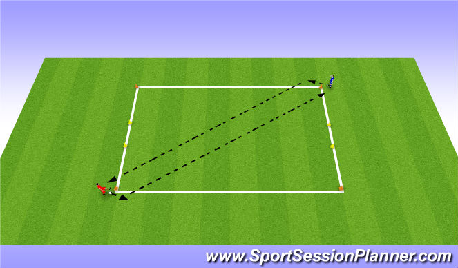 Football/Soccer Session Plan Drill (Colour): Practice 2