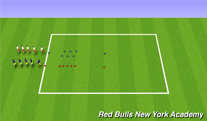 Football/Soccer Session Plan Drill (Colour): SAQ