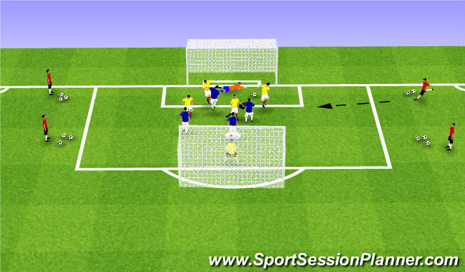 Football/Soccer Session Plan Drill (Colour): SSG 22