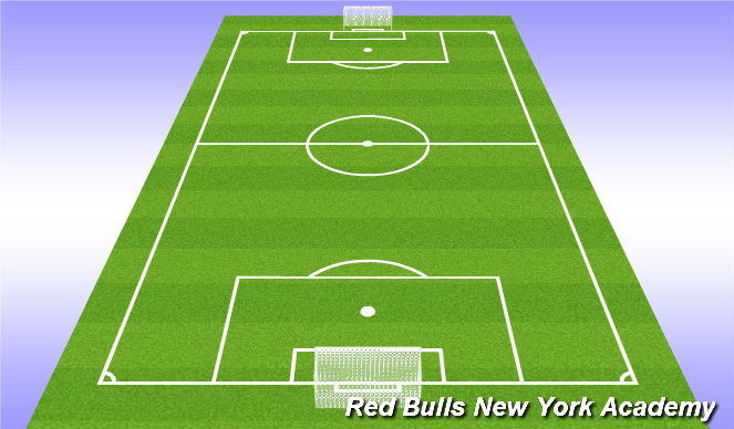 Football/Soccer Session Plan Drill (Colour): 11v11