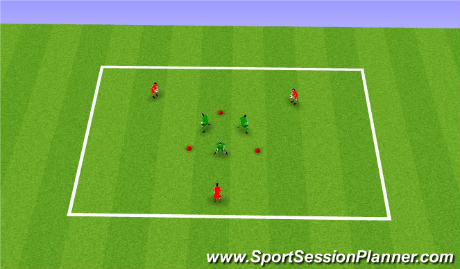 Football/Soccer Session Plan Drill (Colour): Triangle Progressions