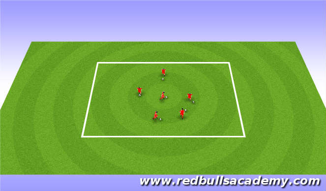 Football/Soccer Session Plan Drill (Colour): Knock Out