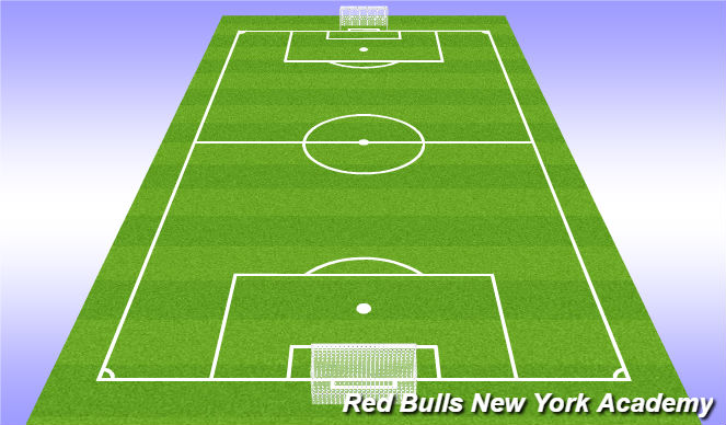 Football/Soccer Session Plan Drill (Colour): SSG