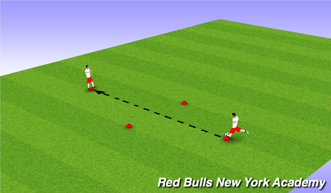 Football/Soccer Session Plan Drill (Colour): Warm-up